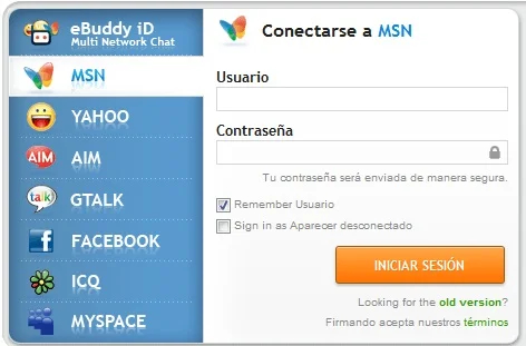 web messenger ebuddy